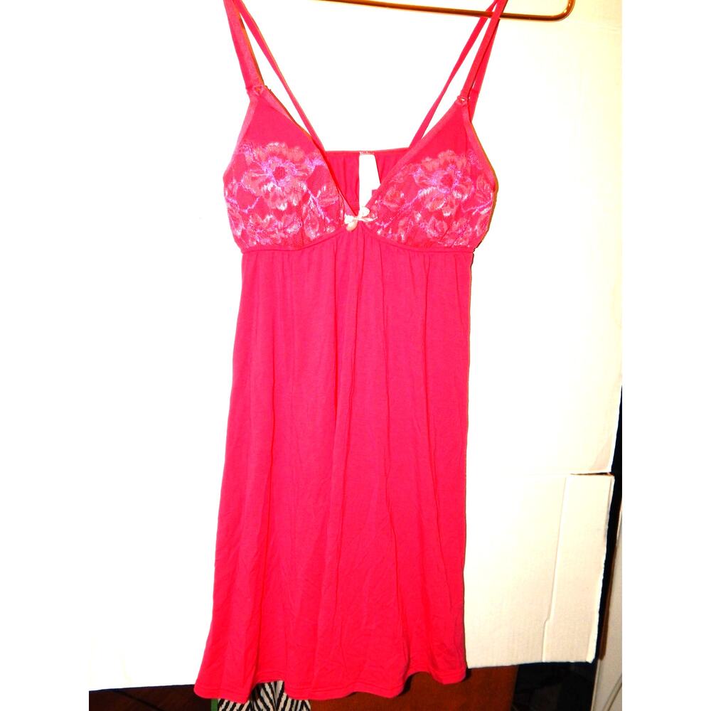 Y2K Victoria Secret Fuchsia Pink Nightgown